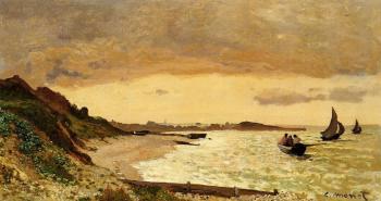 Claude Oscar Monet : The Coast at Sainte-Adresse